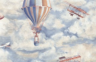 Обои синие винило