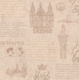 Обои бежевые Lond