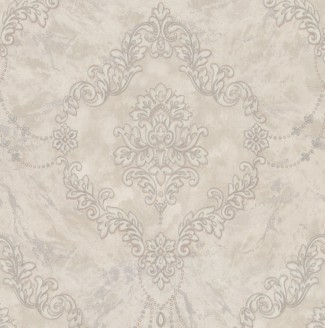 Обои бежевые Дама