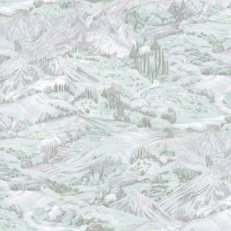 Обои горы на серо