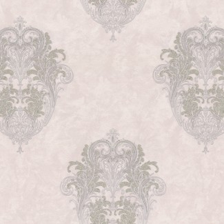 Обои Дамаск на бе