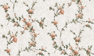 Обои белые с оран