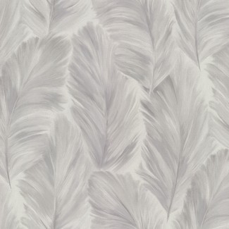 Обои серые перья