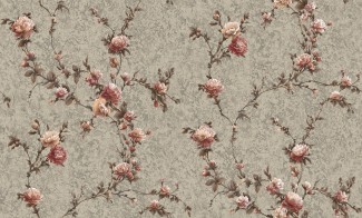 Обои серые с розо